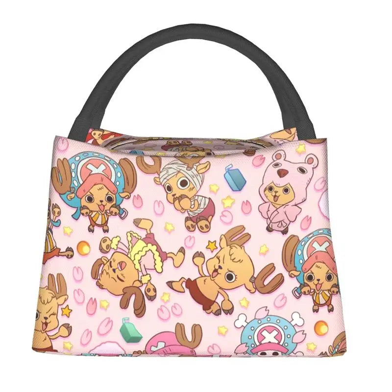 Tony Chopper Lunch Bag Insulated Japanese Cartoon Anime Reusable