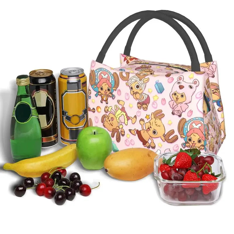 Tony Chopper Lunch Bag Insulated Japanese Cartoon Anime Reusable