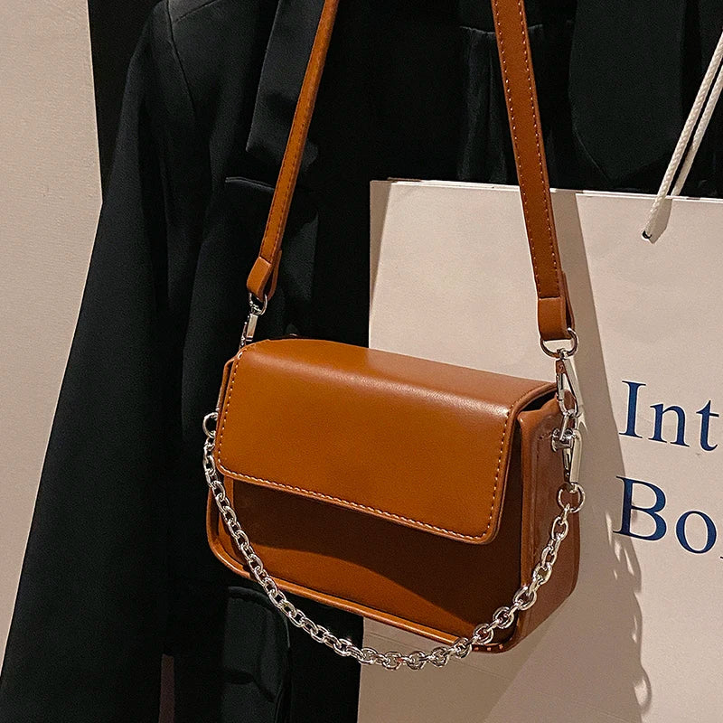 Women's Cross Body Evening Bag with Buckle Strape Shoulder