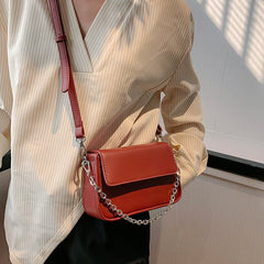 Women's Cross Body Evening Bag with Buckle Strape Shoulder
