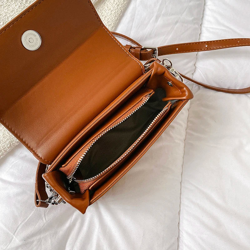 Women's Cross Body Evening Bag with Buckle Strape Shoulder