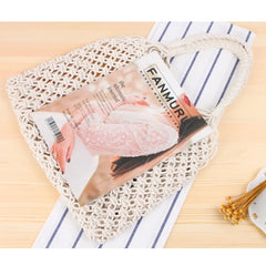 Bohemian Weaving Cotton Rope Handbag Hollow Straw Bag
