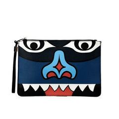 Animal Prints Envelope Purse High Capacity Clutch Handbag