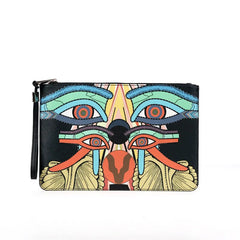 Animal Prints Envelope Purse High Capacity Clutch Handbag