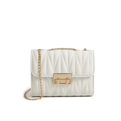 TRAVEAST Crossbody Bags for Women Striped Embroidery Chain Styling Shoulder Bags