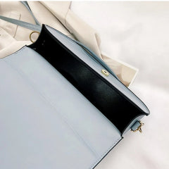 Women Diamond Chain Saddle Shoulder Bag