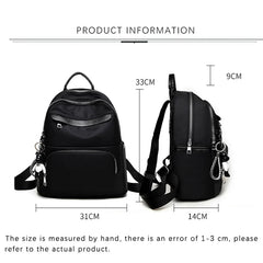 Casual Outdoor Woman Backpack Oxford High School Student Teenage Girl Book Bags