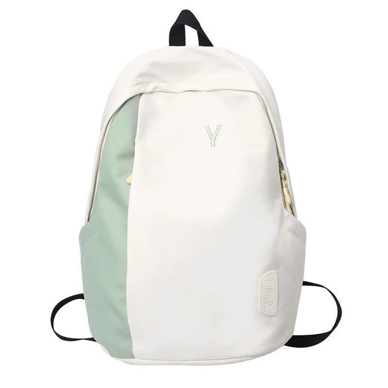 Nylon Backpacks Female College Student Woman Bookbag