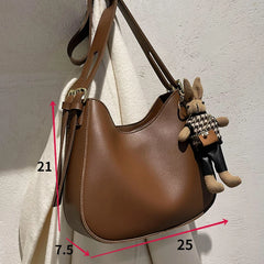 PU Leather Shoulder Bags Vintage Sac A Main Femme Handbag