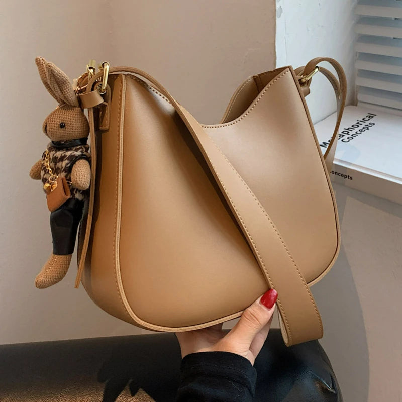PU Leather Shoulder Bags Vintage Sac A Main Femme Handbag