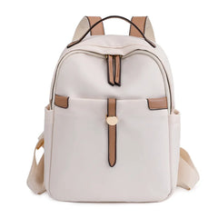 Middle School Bag Teenage Girls Student Contrast Nylon Women Backpacks