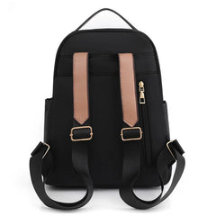 Middle School Bag Teenage Girls Student Contrast Nylon Women Backpacks