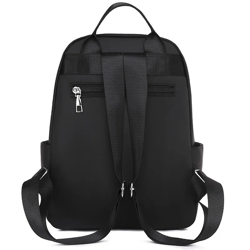 Women Backpacks Ladies Oxford High School Bookbags Solid Travel Outdoor Bags