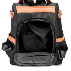 Anti-theft Backpack Woman Oxford Contrast Female Shoulder Bags