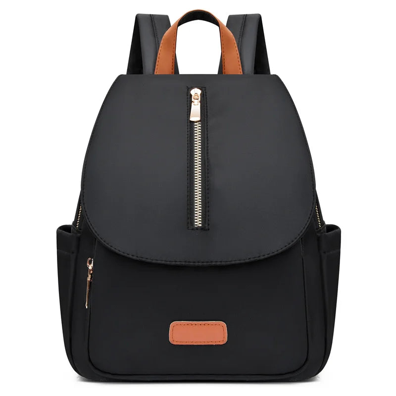 Anti-theft Backpack Women Casual College Students Schoolbags Female Oxford