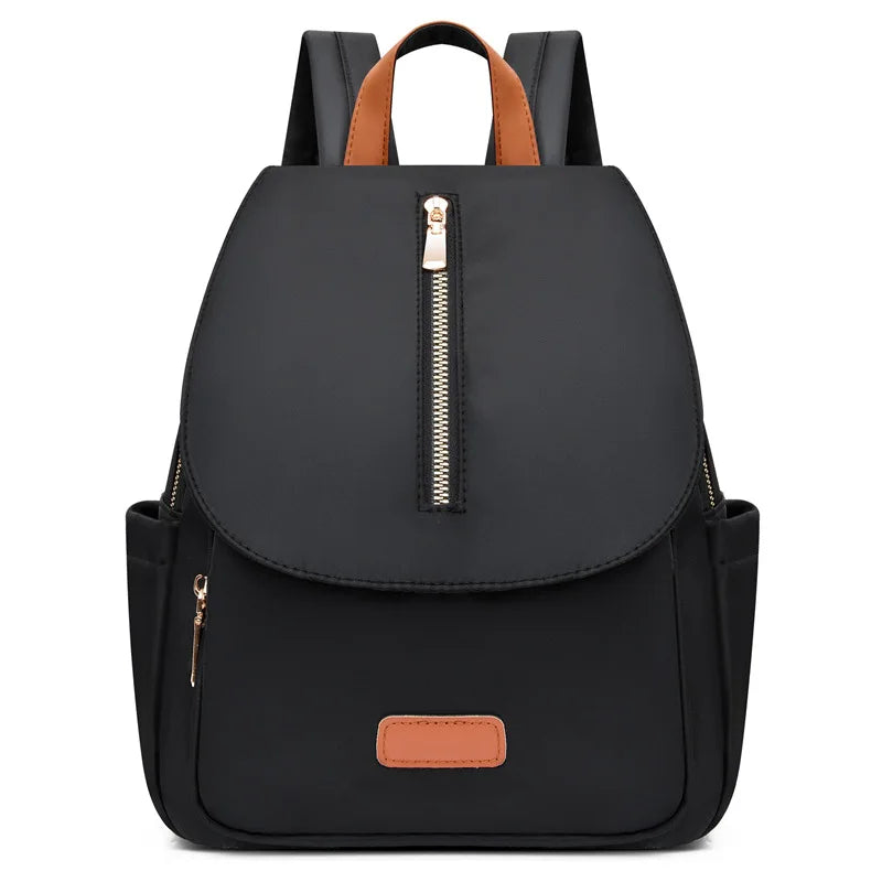 Anti-theft Backpack Women Casual College Students Schoolbags Female Oxford