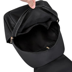 Anti-theft Backpack Women Casual College Students Schoolbags Female Oxford