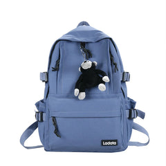 Nylon Shoulder Bag Large Capacity Waterproof Zipper Bag