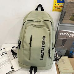 Green Nylon Shoulder Bag for Women and Unisex