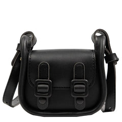 Women Shoulder Bag Small PU Leather Lady Crossbody Bag Vintage Flap Buckle