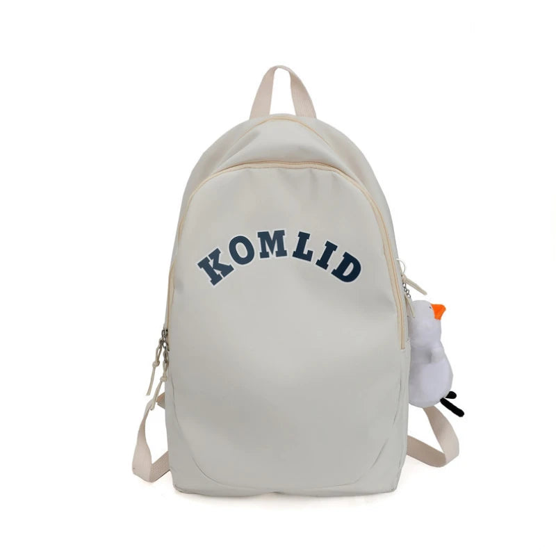 Women's Nylon Backpack Preppy Style Large Capacity Laptop Bags