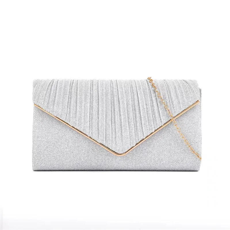 Mini Flap Shoulder Bag Chain Wedding Clutch Bridesmaid Bag