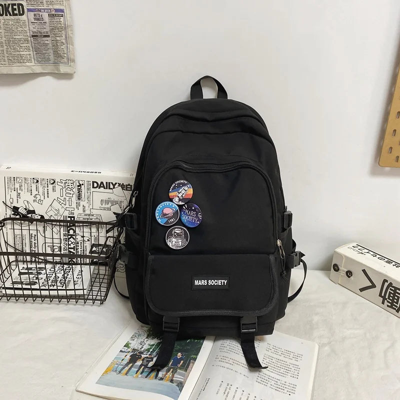 Japanese Campus Style School Bag Woman Large Capacity Travel Women Backpack
