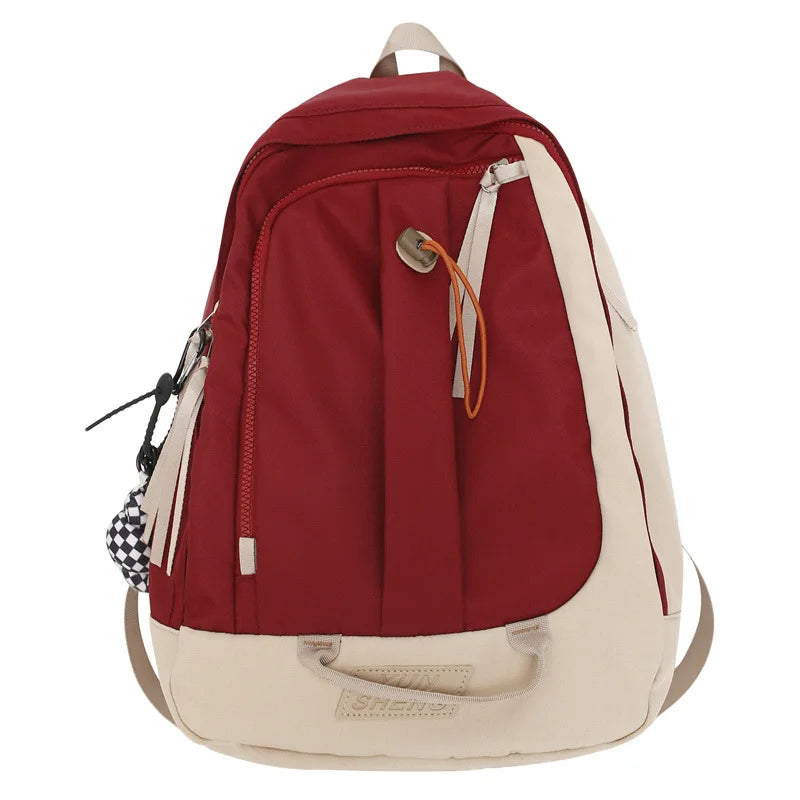 Nylon Women Travel Backpack Middle Schoolbags Teenage Girls Ladies Bookbags