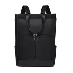 Oxford Panelled Backpack Casual Laptop Bag Waterproof