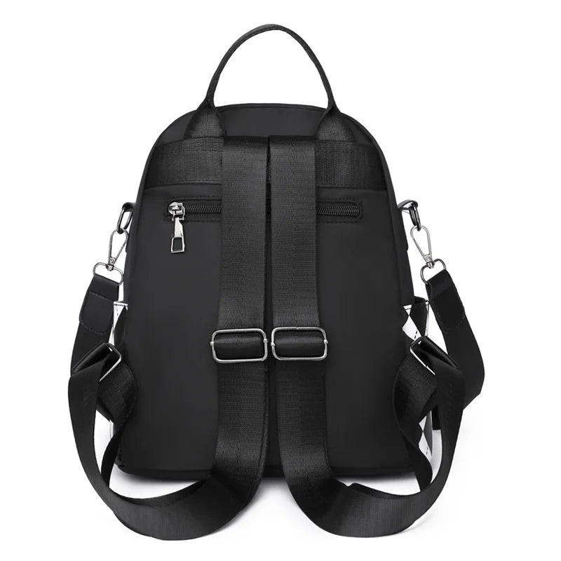 Oxford Woman Backpacks Casual High School Lattice Schoolbags Contrast Travel Sho