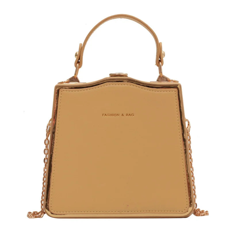 PU Crossbody Bags for Woman Leather Square Female Shoulder Bag Ladies Handbag