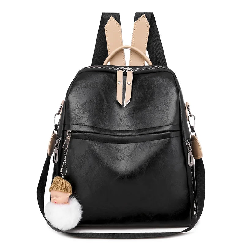 Green Mini Backpack Outdoor Travel Waterproof Lady Shoulder Bag