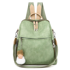 Green Mini Backpack Outdoor Travel Waterproof Lady Shoulder Bag