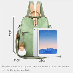 Green Mini Backpack Outdoor Travel Waterproof Lady Shoulder Bag