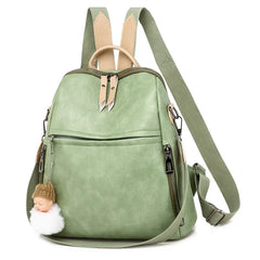 Green Mini Backpack Outdoor Travel Waterproof Lady Shoulder Bag