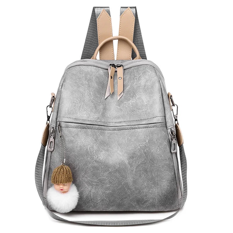 Green Mini Backpack Outdoor Travel Waterproof Lady Shoulder Bag