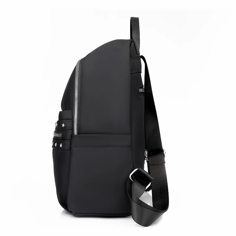 Vintage Rivet Women's Backpack Lightweight Casual Shoulder Bag