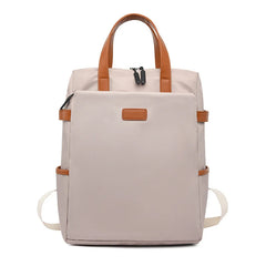 Woman Backpack Contrast Oxford Outdoor Casual Travel Bags