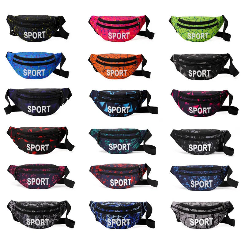 Oxford Waist Bag for Outdoor Running Multifunction Phone Pouch