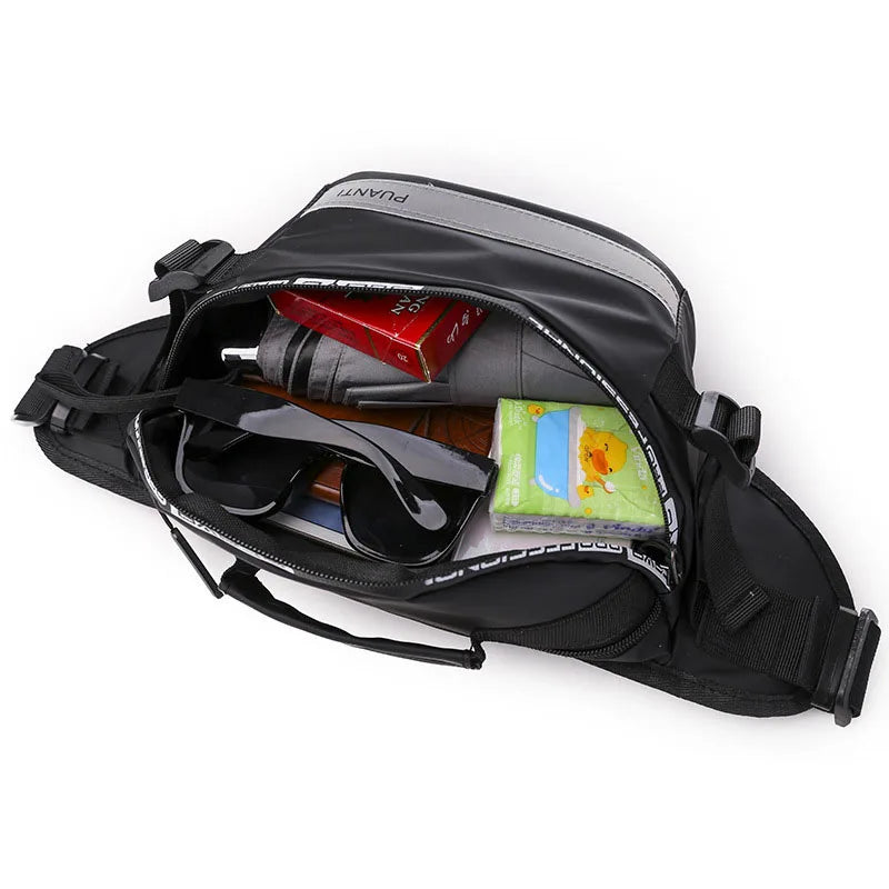Waterproof Waist Bag Men Belt Fanny Pack Unisex Hip Purse