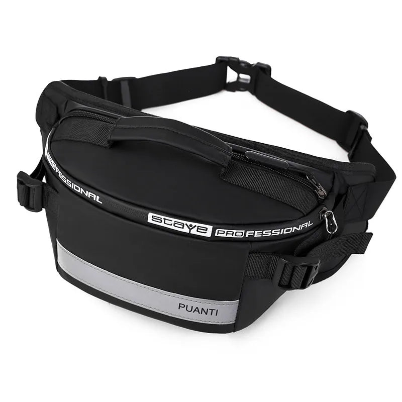 Waterproof Waist Bag Men Belt Fanny Pack Unisex Hip Purse