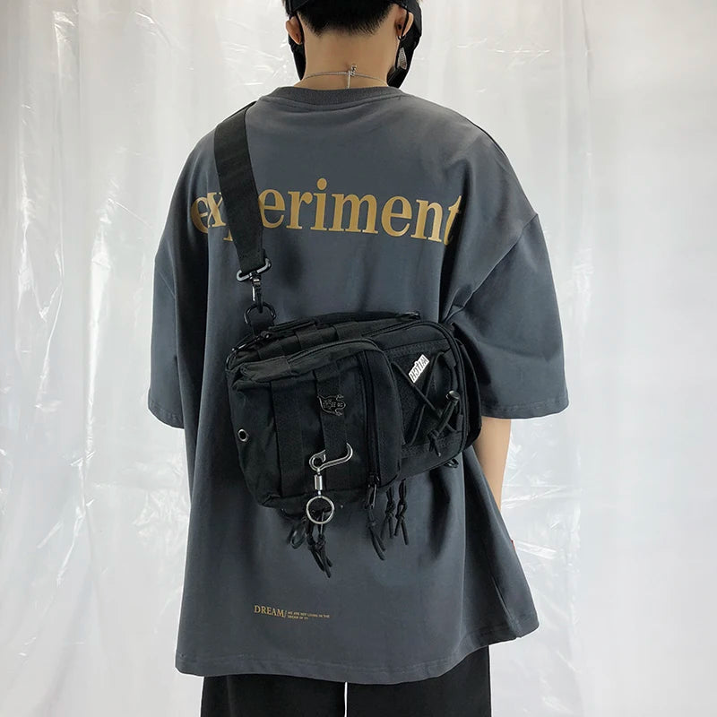 Tactical Backpack Shoulder Men Chest Bags Hip Hop Streetwear Bag