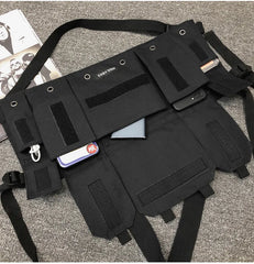 Tactical Chest Bag for Men Motorcycle Function Chest Rig Bag for Women