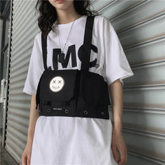 Tactical Chest Bag for Men Motorcycle Function Chest Rig Bag for Women