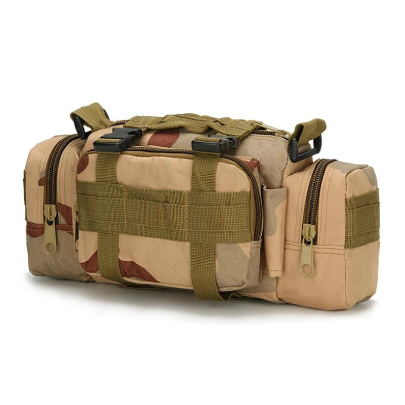 Tactical Men Waist Pack Bum Bag Pouch Waterproof Military Male Belt Waist Packs