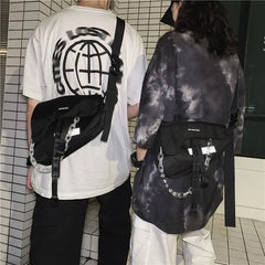 Retro Style Tactical Shoulder Bag with Chain for Women