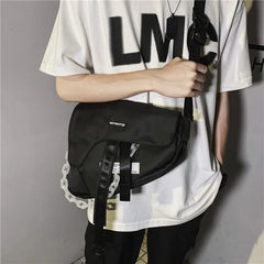 Retro Style Tactical Shoulder Bag with Chain for Women