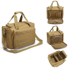600D Waterproof Gun Shooting Range Bag Khaki Tool Bag Camping