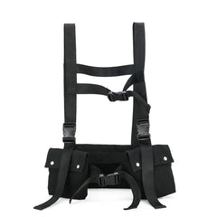 Tactical Vest Streetwear Bag Men Hip Hop Chest Rig Bag Adjustable