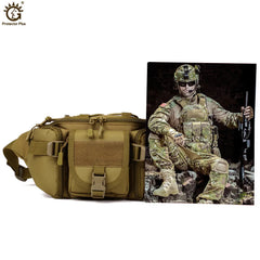 Waterproof Military Waist Bag Women Men Messenger